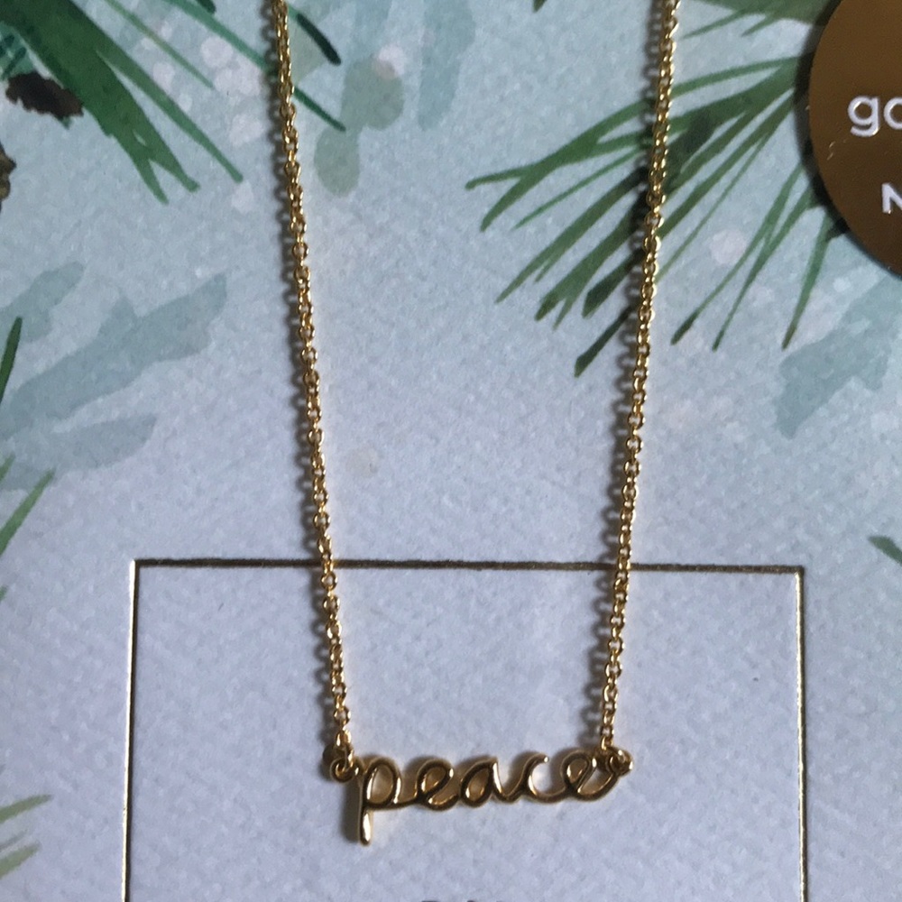 “Peace” necklace